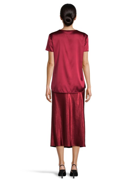 Max Mara MM - MMlalessio-satiinihame - 018 DARK RED | Stockmann - photo 4