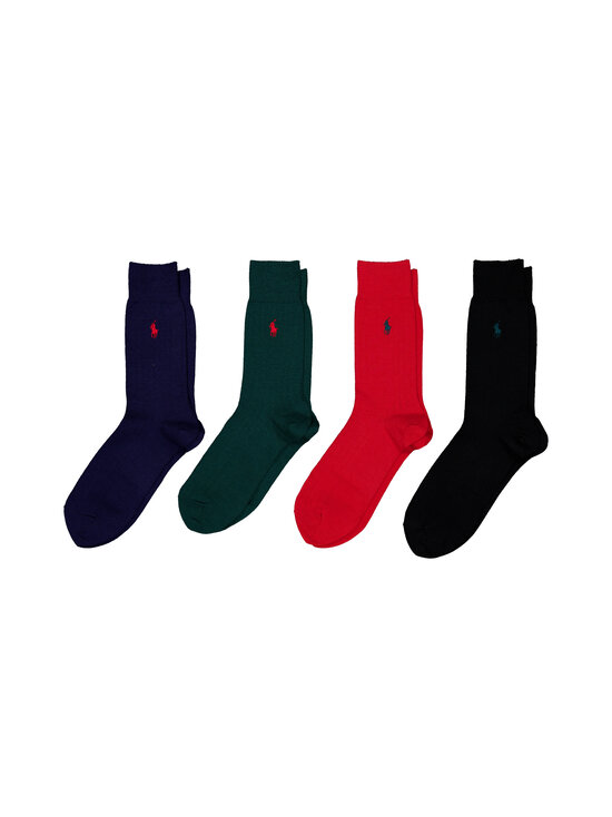Polo Ralph Lauren - Sokid Crew, 4 paari - 001 RED MULTI | Stockmann - photo 2