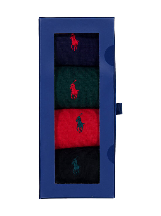 Polo Ralph Lauren - Sokid Crew, 4 paari - 001 RED MULTI | Stockmann - photo 3