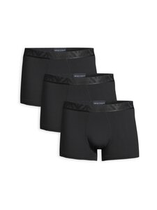 Emporio Armani - Bokseršorti 3 iepak. - MC061 BLACK/BLACK/BLACK Emporio Armani - Bokseršorti 3 iepak. - MC061 BLACK/BLACK/BLACK | Stockmann