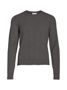 Vila - ViKerry-palmikkoneule - DARK GREY MELANGE | Stockmann