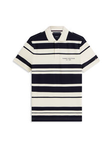 Tommy Hilfiger - Pique Multi Stripe polo krekls - 0A5 IVORY PETAL / DESERT SKY | Stockmann