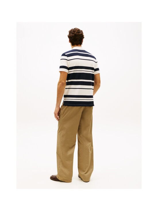 Tommy Hilfiger - Pique Multi Stripe polo krekls - 0A5 IVORY PETAL / DESERT SKY | Stockmann - photo 3