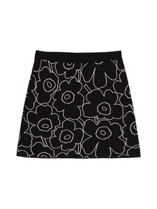 Marimekko - Vapaus Piirto Unikko -neulehame - 991 BLACK, OFF WHITE | Stockmann