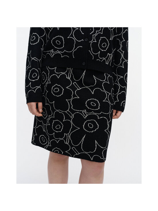 Marimekko - Vapaus Piirto Unikko -neulehame - 991 BLACK, OFF WHITE | Stockmann - photo 7