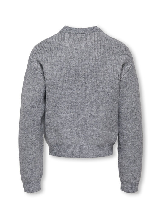 KIDS ONLY - KogTeddy adīts džemperis - MEDIUM GREY MELANGE DETAIL:DACHSHUND | Stockmann - photo 2