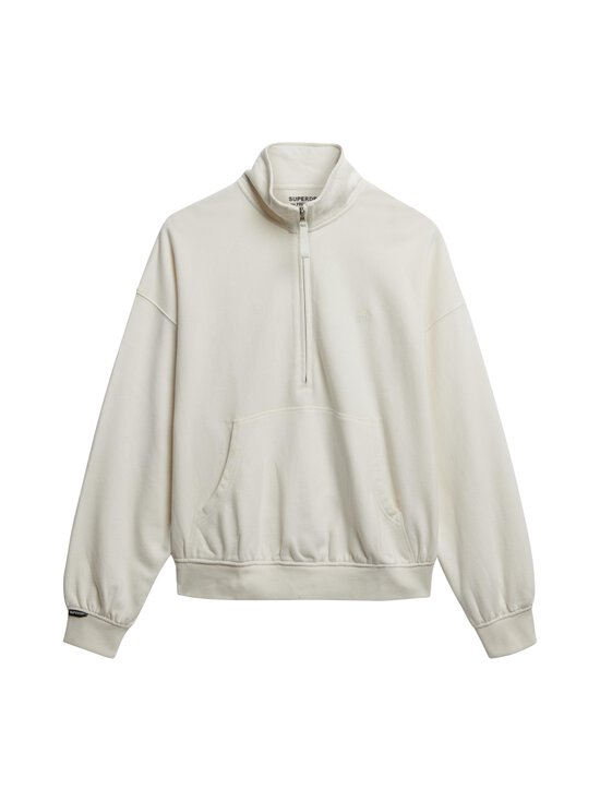 Superdry - Studios Half Zip -paita - 71D OFF WHITE | Stockmann - photo 1