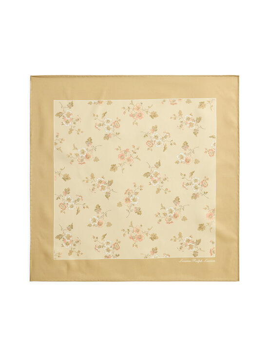 Lauren Ralph Lauren - Flower Square zīda lakats - CANYON SAND | Stockmann - photo 1