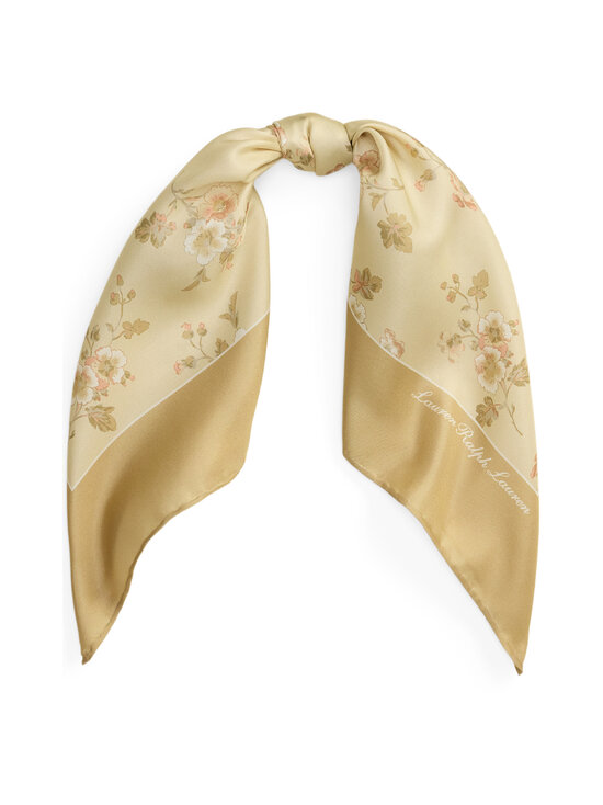 Lauren Ralph Lauren - Flower Square zīda lakats - CANYON SAND | Stockmann - photo 2