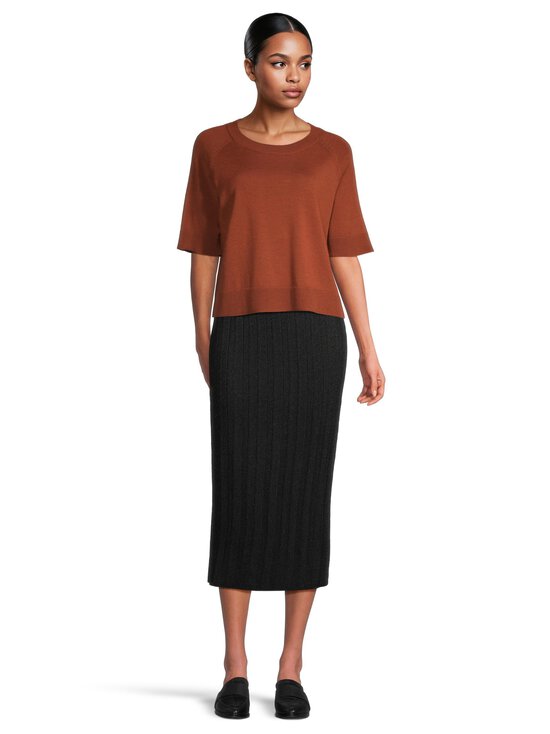 ESSENTIALS by Stockmann - Amanda-merinoneulepusero - BURNED ORANGE MEL 265532 | Stockmann - photo 2