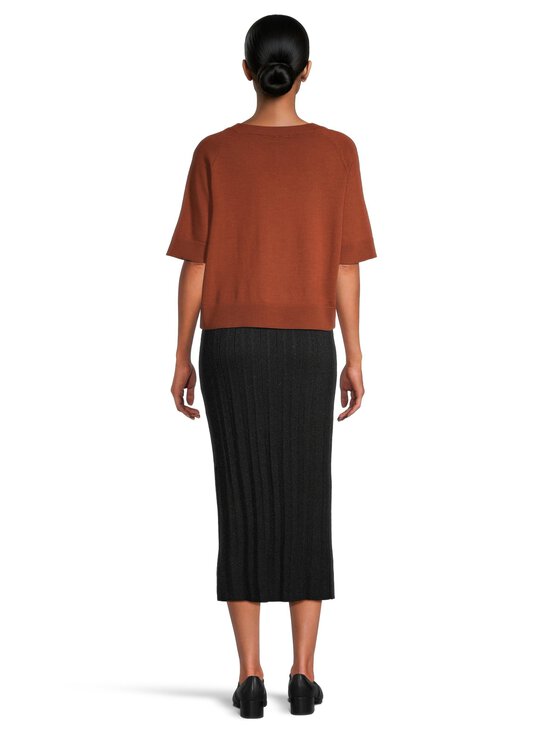 ESSENTIALS by Stockmann - Amanda-merinoneulepusero - BURNED ORANGE MEL 265532 | Stockmann - photo 3