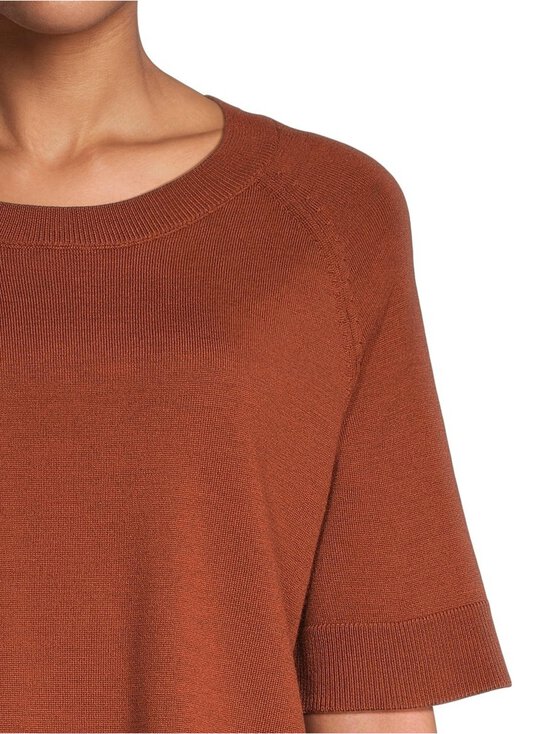 ESSENTIALS by Stockmann - Amanda-merinoneulepusero - BURNED ORANGE MEL 265532 | Stockmann - photo 4