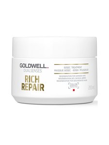 Goldwell Dualsenses - Rich Repair 60 sec Treatment -tehohoito 200 ml Goldwell Dualsenses - Rich Repair 60 sec Treatment -tehohoito 200 ml | Stockmann