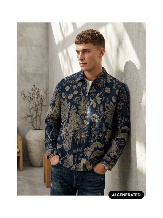 Only & Sons - OnsFreddy Loose -päällyspaita - NAVY BLAZER | Stockmann - photo 4