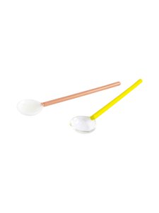 HAY - Round-lasilusikka 2 kpl - BRIGHT YELLOW AND BROWN | Stockmann