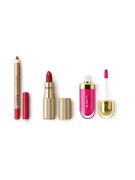 KIKO Milano - Twist 'n Twinkle Holiday Mini Kiss -lahjapakkaus - 02 RED | Stockmann - photo 2