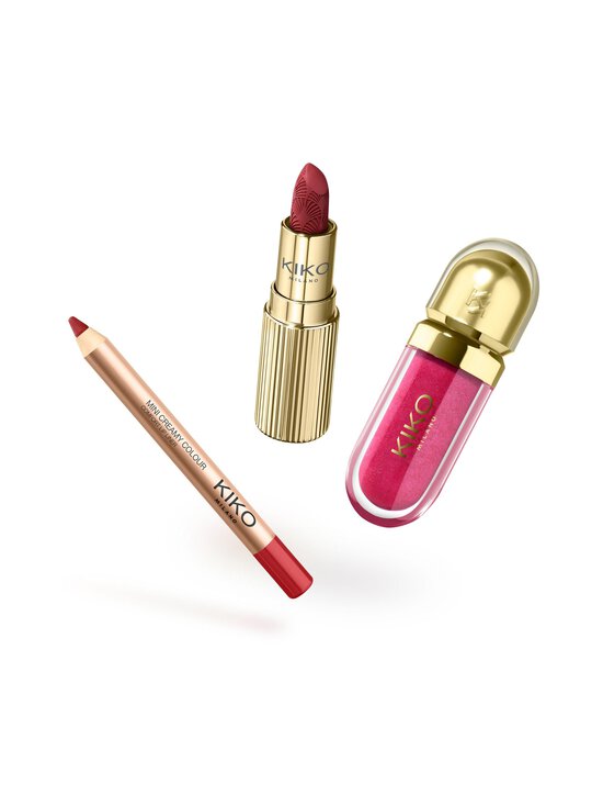 KIKO Milano - Twist 'n Twinkle Holiday Mini Kiss -lahjapakkaus - 02 RED | Stockmann - photo 4
