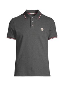 Moncler - Logo-pikeepaita - 989 DARK GREY | Stockmann