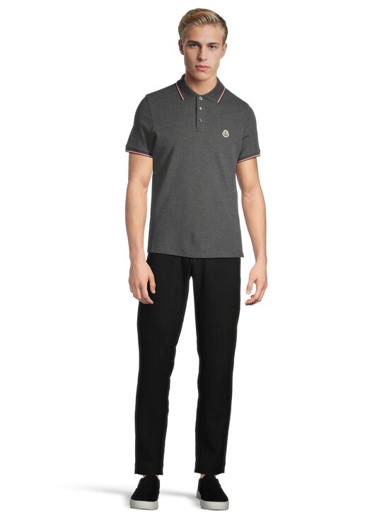 Moncler - Logo-pikeepaita - 989 DARK GREY | Stockmann - photo 2