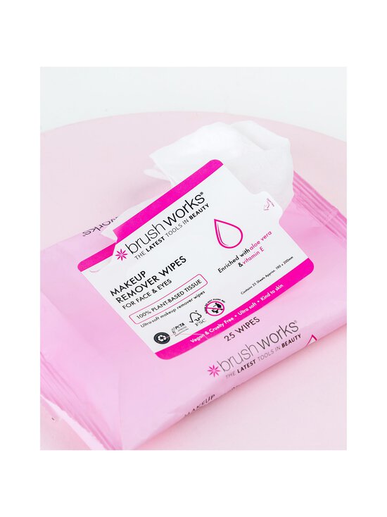 Brushworks - Makeup Remover Wipes -meikinpoistopyyhkeet, 25 kpl - NOCOL | Stockmann - photo 2