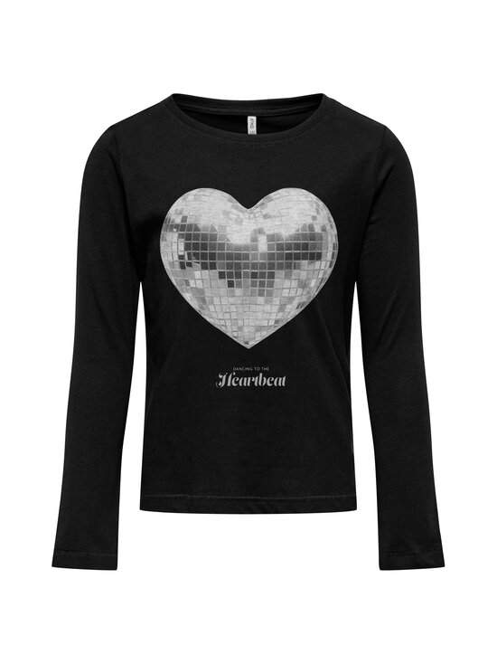 KIDS ONLY - Trikotaažsärk KogAnnie Life Regular Print - BLACK PRINT:HEART | Stockmann - photo 1