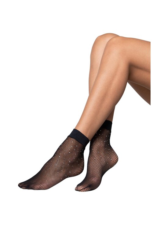 Norlyn - Vaaterauha Rhinestone -verkkonilkkasukat - 1210 BLACK | Stockmann - photo 1