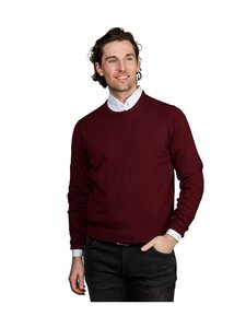 HANSEN&JACOB - Crew Neck -neulepaita - 38 RUBY RED | Stockmann