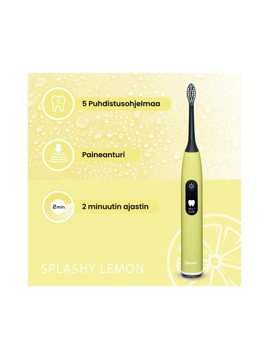 Beurer - SC50 Sonic Electric Tooth Brush -sähköhammasharja - YELLOW LEMON / YELLOW | Stockmann - photo 4