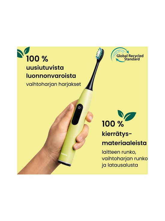 Beurer - SC50 Sonic Electric Tooth Brush -sähköhammasharja - YELLOW LEMON / YELLOW | Stockmann - photo 6