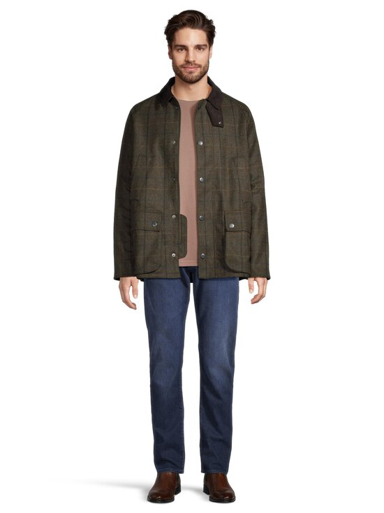 Barbour - Bedale Check -villakangastakki - OL91 BROWN | Stockmann - photo 4