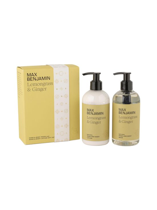 Max Benjamin - Lemongrass & Ginger Hand & Body Gift Set -ihonhoitopakkaus, 2 x 300 ml - LIGHT YELLOW | Stockmann - photo 1