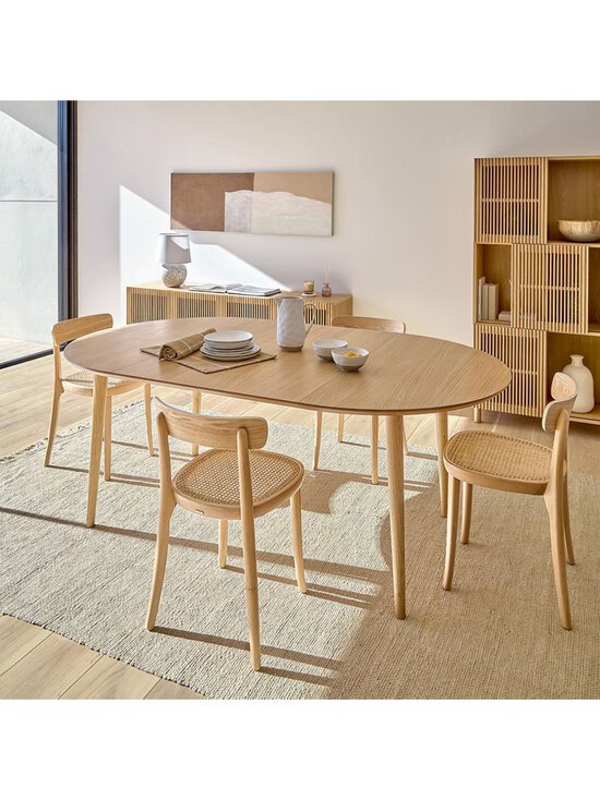 Kave Home - Oqui- jatkettava ruokapöytä tammi 90 x 140/220 cm - BEIGE | Stockmann - photo 6