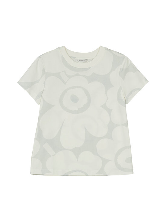 Marimekko - Heleys Unikko trikotāžas krekls - 110 WHITE LIGHT GREY | Stockmann - photo 1