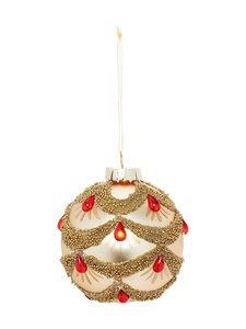 Villa Stockmann - Jõuluehe Glass Ball Red Gems - GOLD | Stockmann