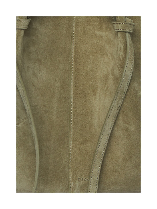 YUZEFI - Mochi Suede Large -nahkalaukku - OLIVE | Stockmann - photo 4