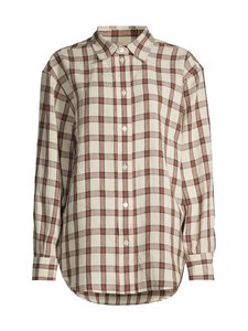 Róhe - Oversized-ruutupaita - 641_547 RED TABLE CHECK | Stockmann