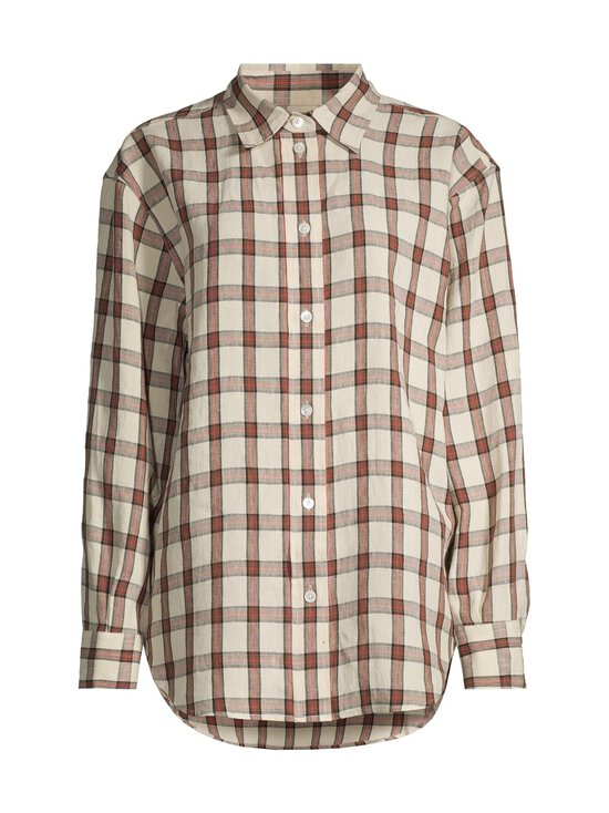 Róhe - Oversized-ruutupaita - 641_547 RED TABLE CHECK | Stockmann - photo 1