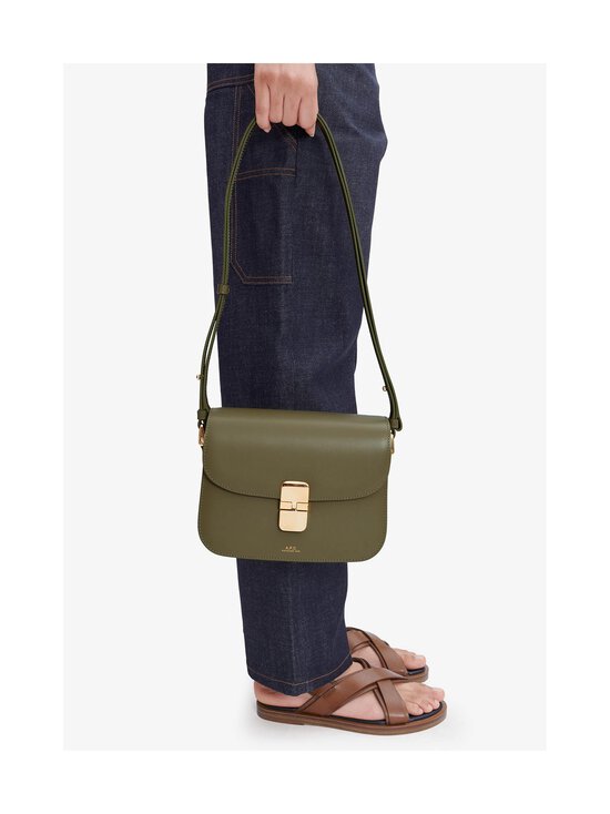 A.P.C - Grace Small ādas soma - KBC CLAY GREEN - photo 4 A.P.C - Grace Small ādas soma - KBC CLAY GREEN | Stockmann - photo 4