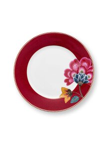 PIP Studio - Blooming Tales -lautanen 21 cm - DARK RED | Stockmann