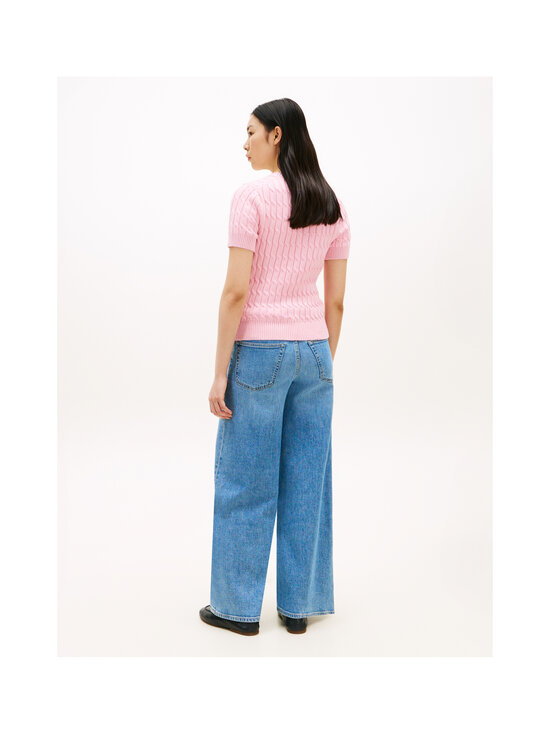 Tommy Hilfiger - Mini Cable adīts džemperis ar īsām piedurknēm - TOL CLASSIC PINK | Stockmann - photo 4