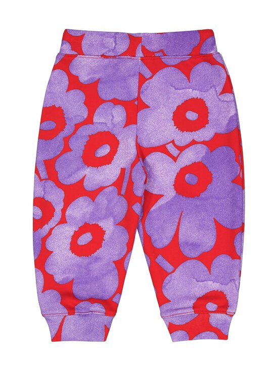 Marimekko - Laakeri Akvarelli Unikko I Jersey -housut - 430 LILAC, RED | Stockmann - photo 2
