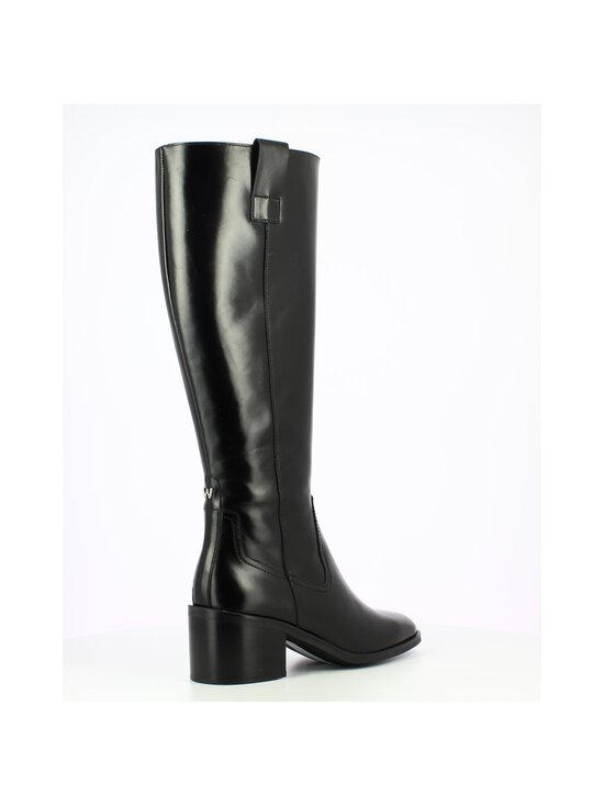 Wonders - Block Heel Round Toe Zipper -nahkasaappaat - OREGONLUX NEGRO | Stockmann - photo 3