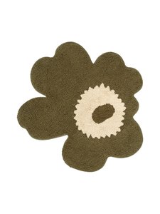 Marimekko - Unikko-kylpyhuonematto 73 x 74 cm - 616 GREEN UMBER, CREAM Marimekko - Unikko-kylpyhuonematto 73 x 74 cm - 616 GREEN UMBER, CREAM | Stockmann