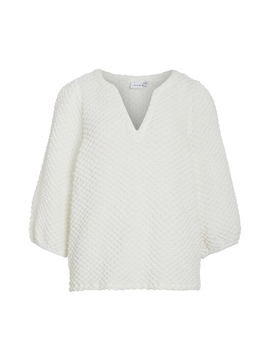 Vila - Viyanni 3/4 V-neck -pusero - CLOUD DANCER - photo 1 Vila - Viyanni 3/4 V-neck -pusero - CLOUD DANCER | Stockmann - photo 1