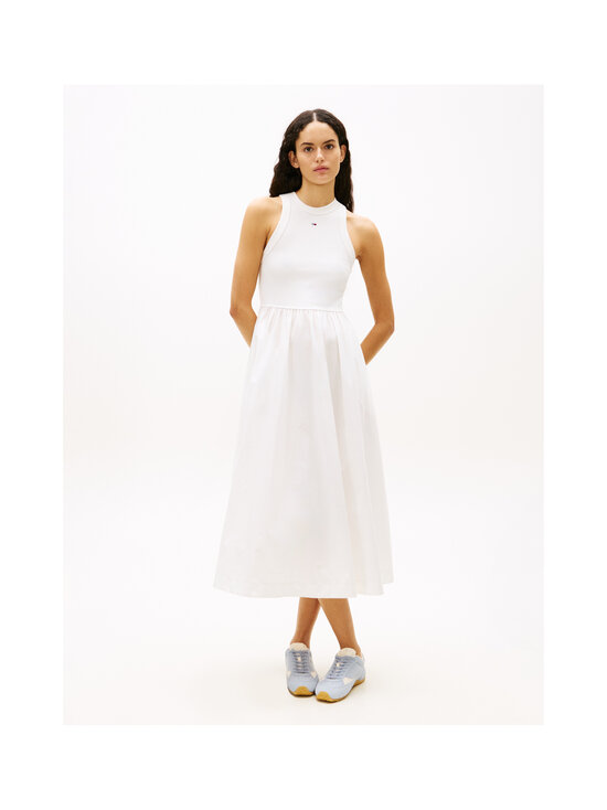 Tommy Jeans - Rib Poplin Tank -mekko - YBL ECRU | Stockmann - photo 2