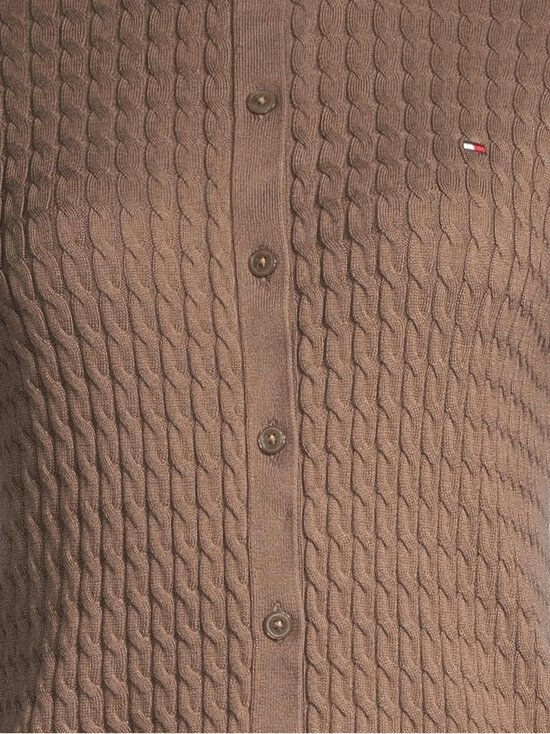 Tommy Hilfiger - Cable Fine -neuletakki - GTO HOT COCO | Stockmann - photo 4