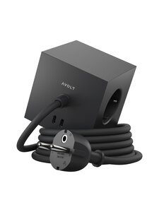 Avolt - Square 1 USB-C -jatkojohto 1.8 m - BLACK | Stockmann