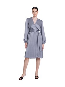 Katri Niskanen - Emily satīna kleita - SILVER | Stockmann