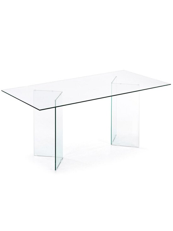 Kave Home - Burano-ruokapöytä kirkas lasi 180 x 90 cm - TRANSPR | Stockmann - photo 2
