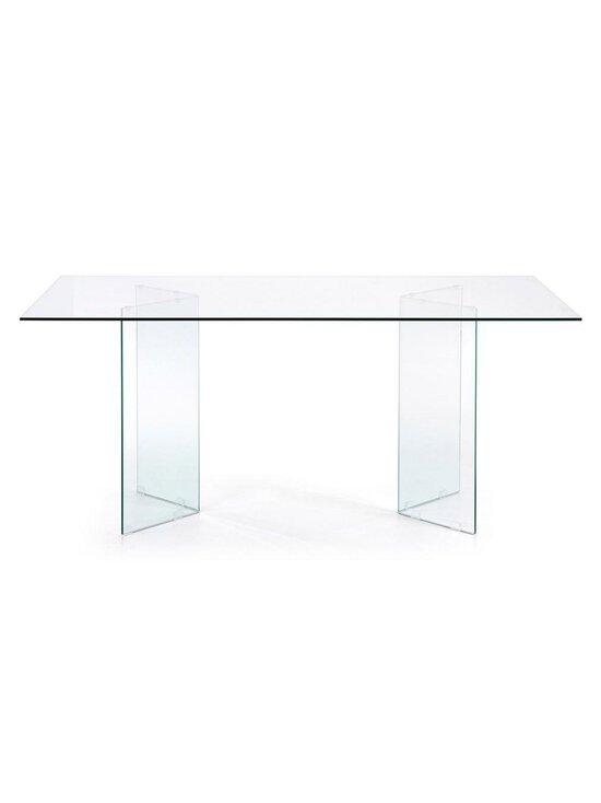 Kave Home - Burano-ruokapöytä kirkas lasi 180 x 90 cm - TRANSPR | Stockmann - photo 1